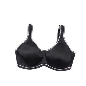 Freya Active Core Underwire Sports Bra AA4892STM Black White Trim Size 36F